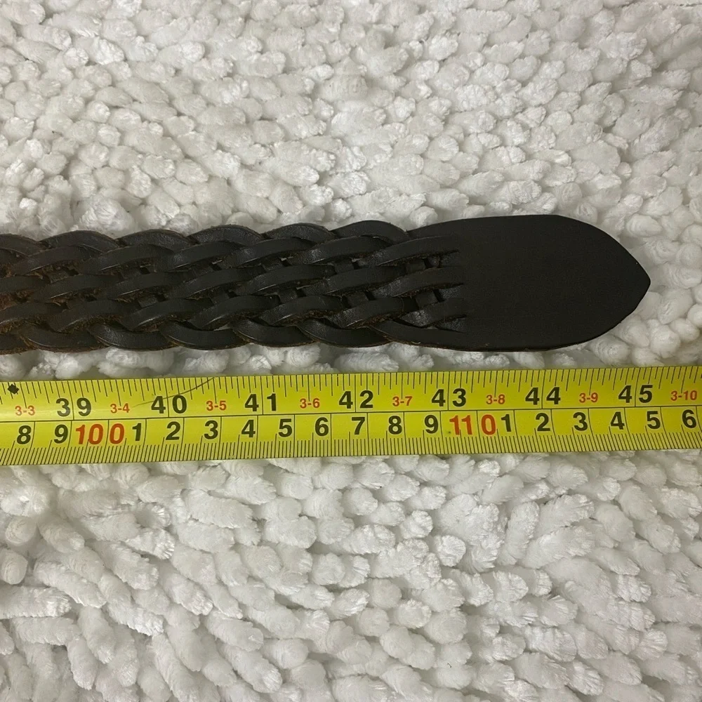 Genuine Leather Braided Belt